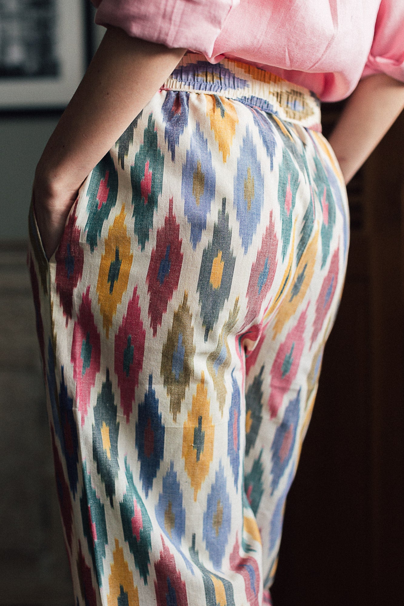 Artisan made Ikat Pants