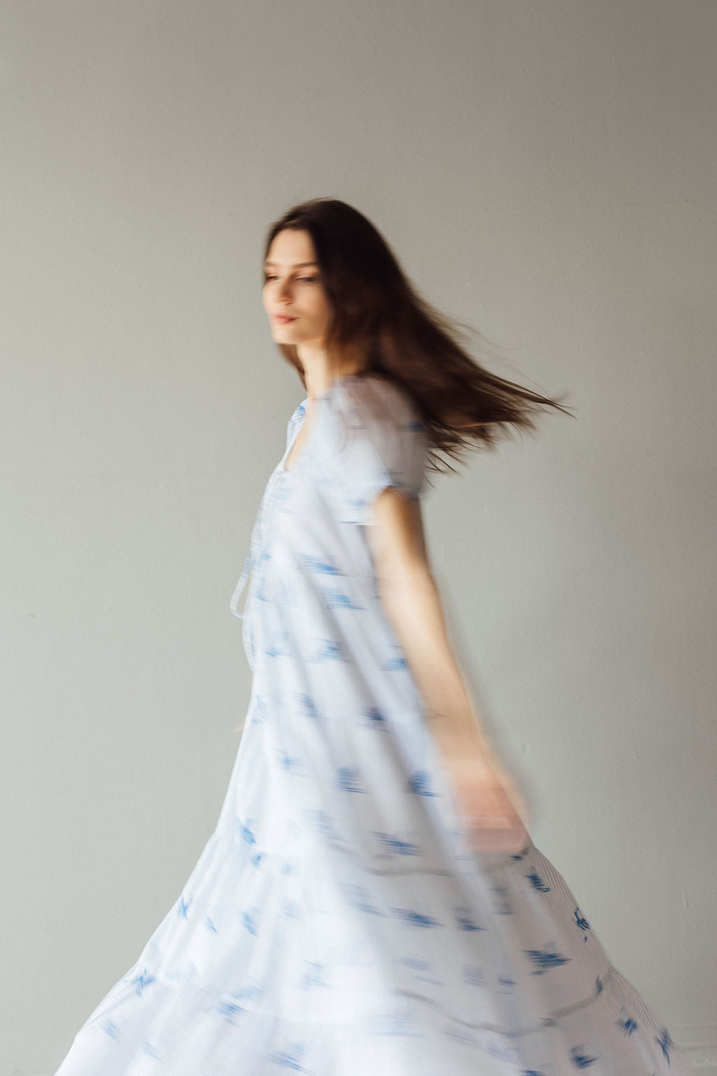 Unique block print dress