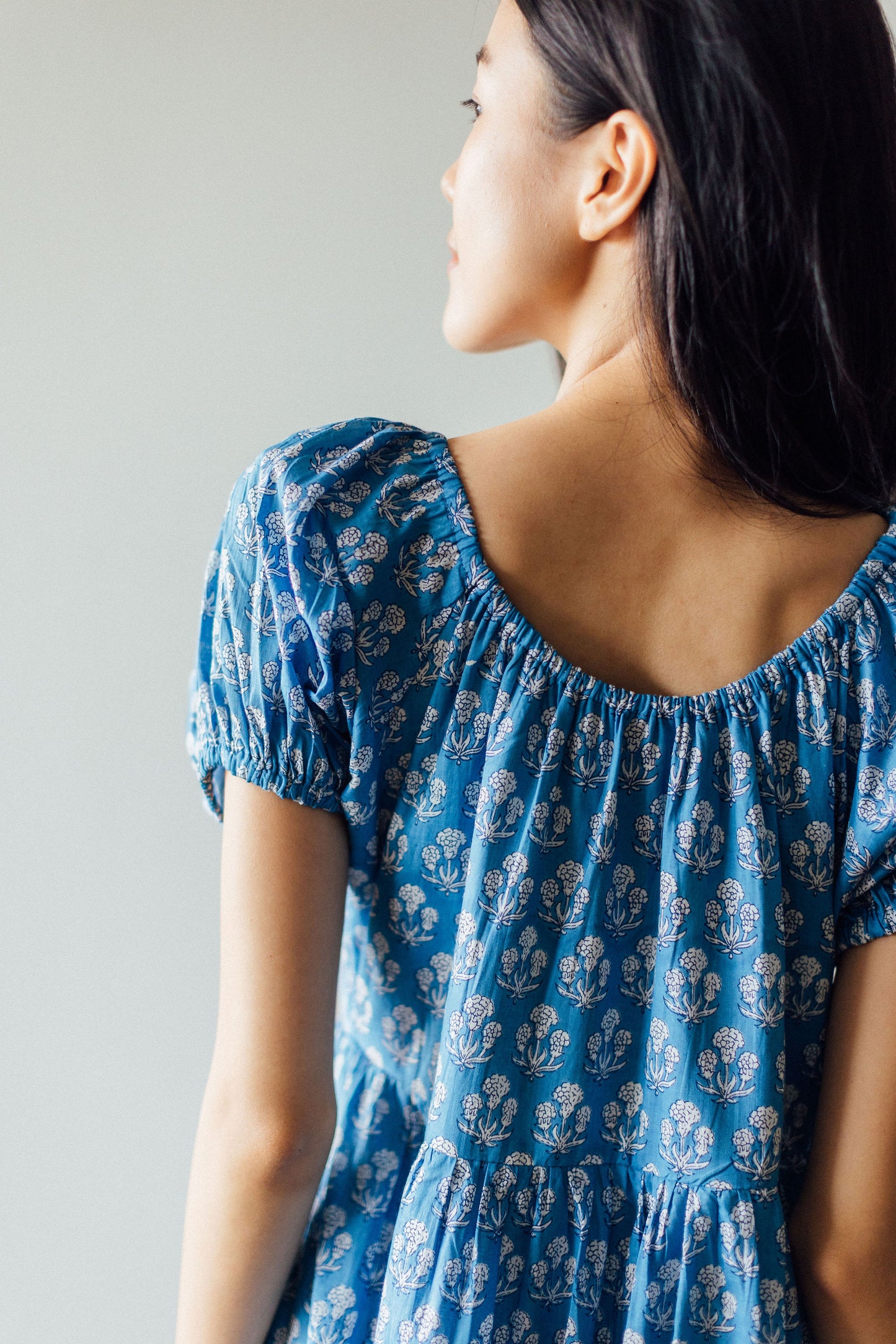 Byron Bay Long Maxi Dress - Sapphire