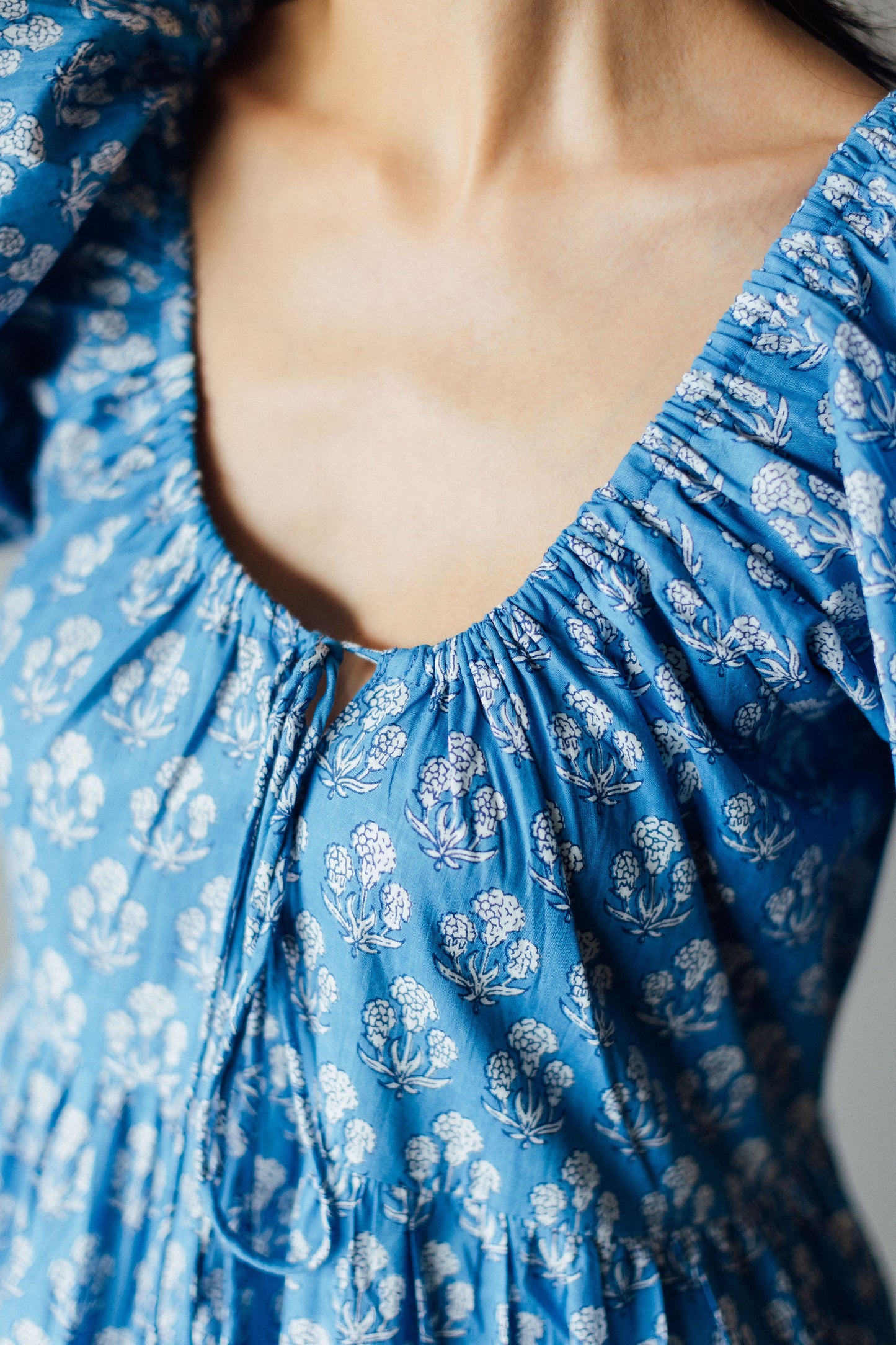 Byron Bay Long Maxi Dress - Sapphire