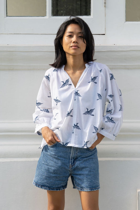 Brompton Women's Top Nautical Navy