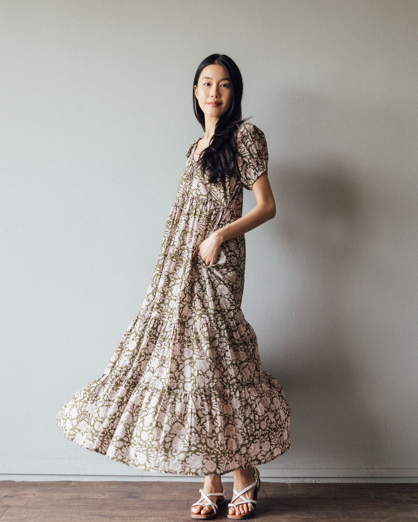 Byron Bay Long Maxi Dress - Henna