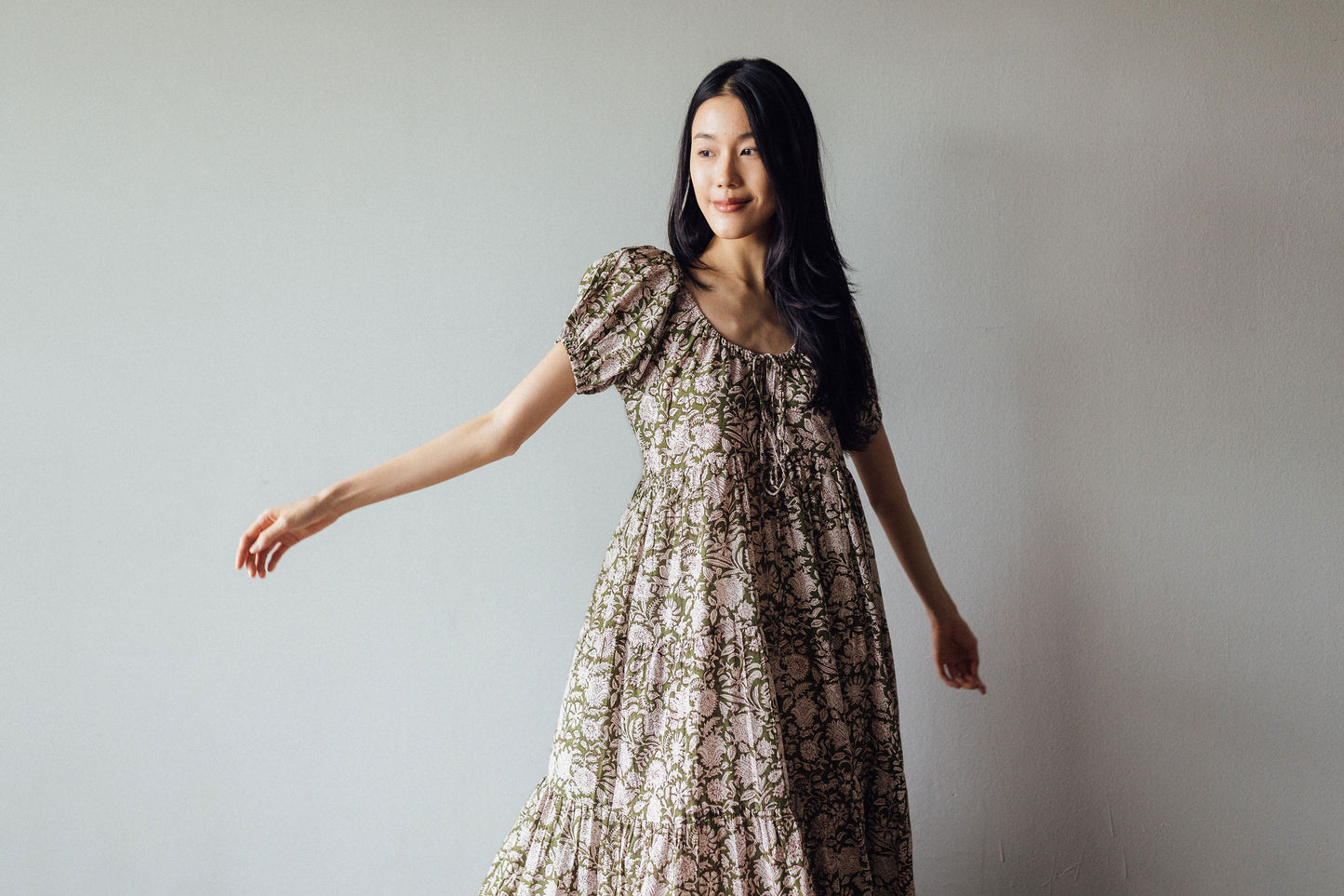 Block print dress avaialble in online boutique