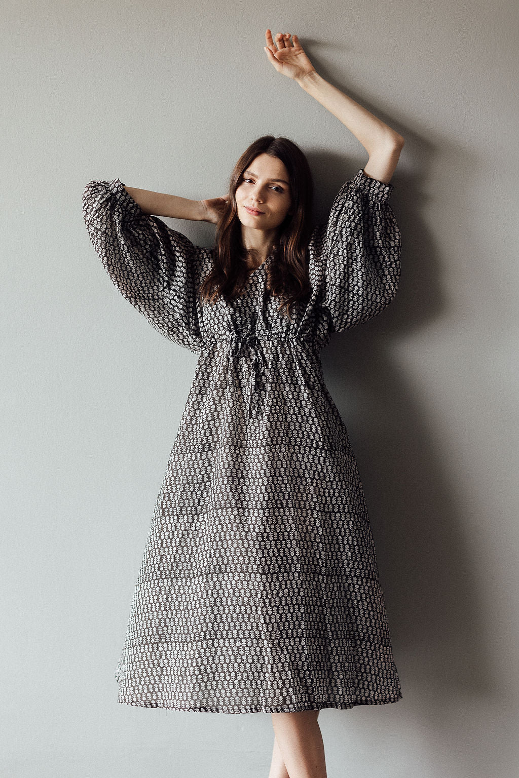 Indian print frock