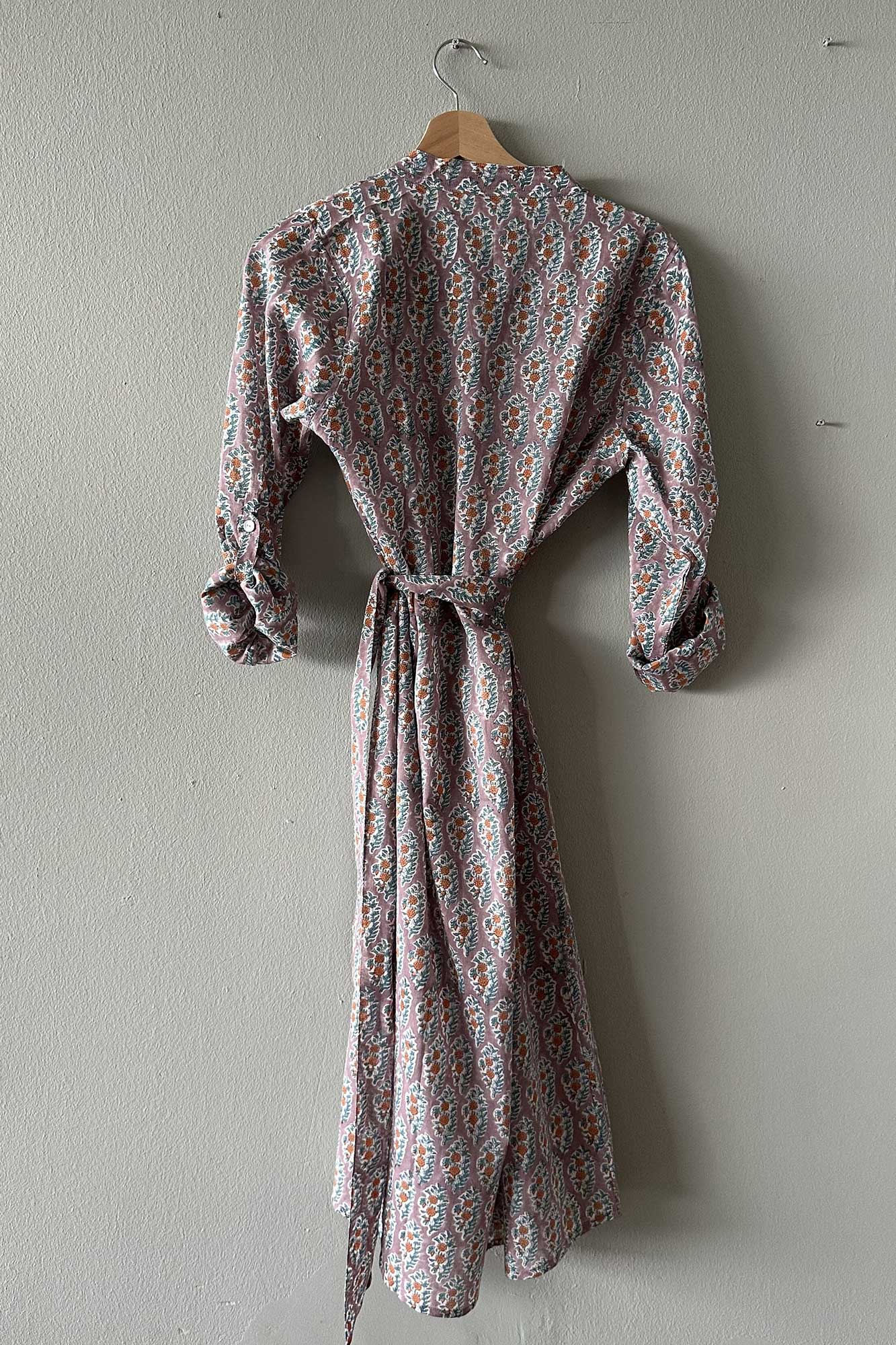 LilaC Midi Dress With Pockets