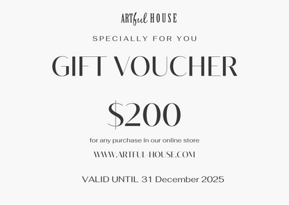 Artful House e-Gift Card Singapore