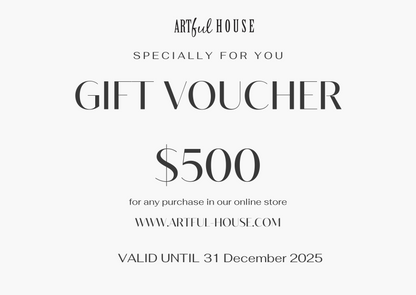 Artful House e-Gift Card Singapore