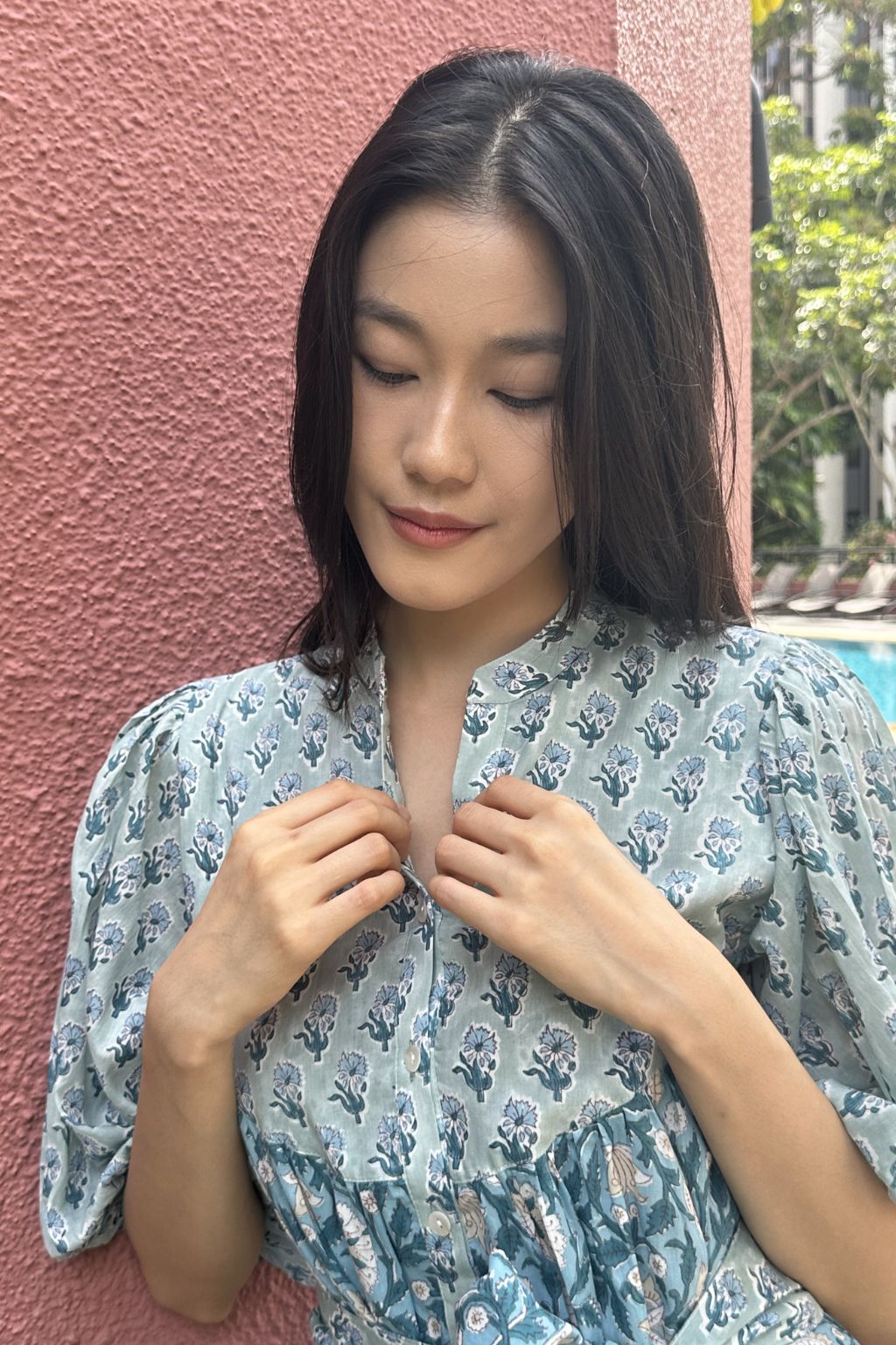 Bali Tiered Midi - Ocean Blue II