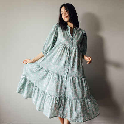 Artful House Block Printed Dress