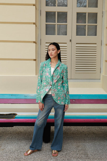 Muse Jacket - Turquoise