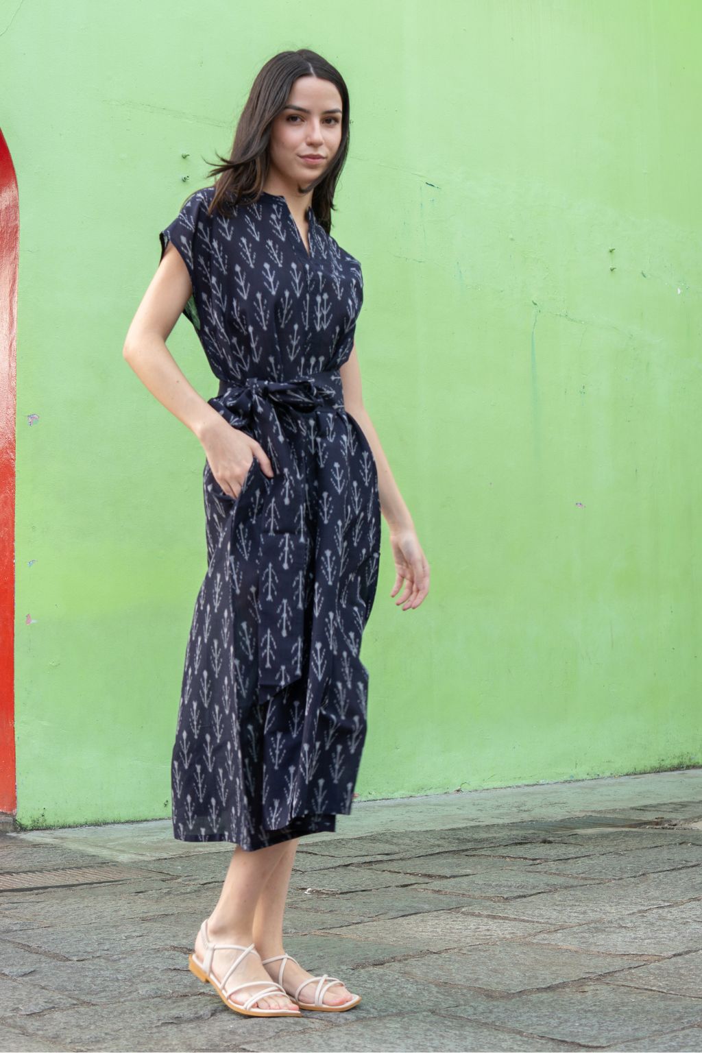 Artful House Ikat Kaftan Dress 