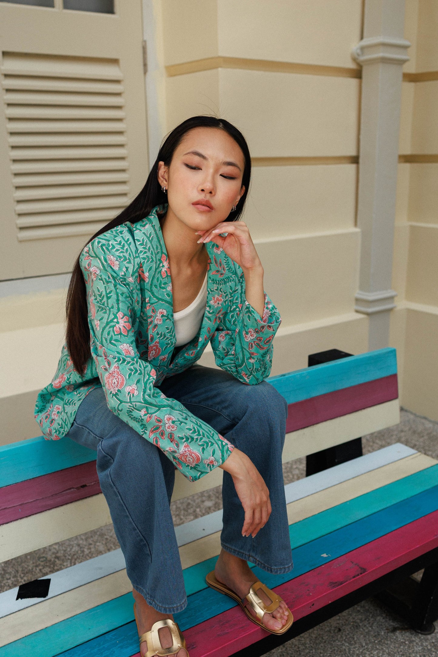 Muse Jacket - Turquoise