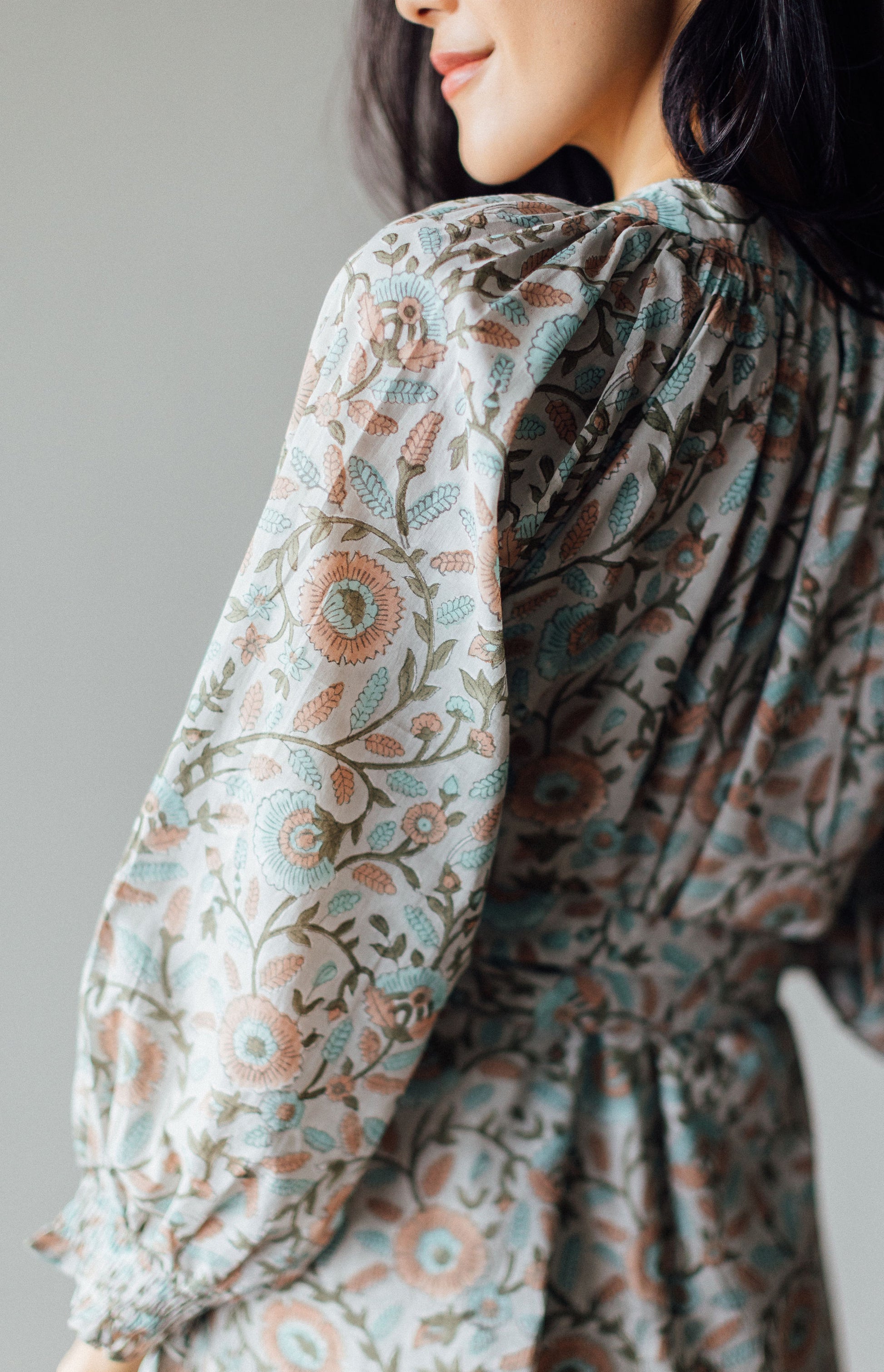 Artful House Hand Printed Cotton Dress