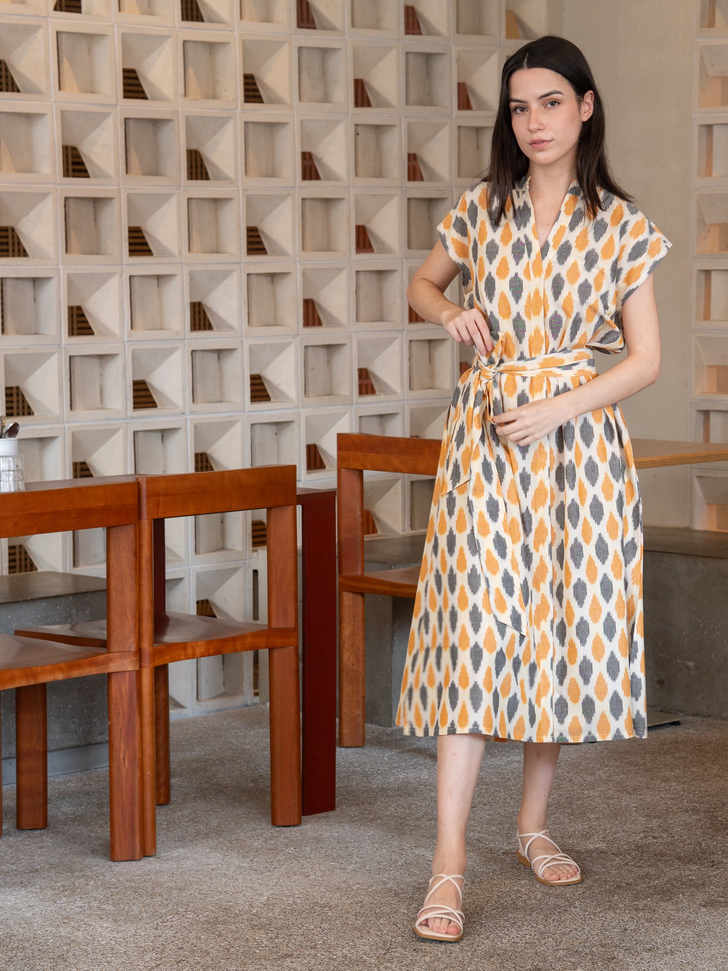 Ubud Midi - Daffodil Ikat