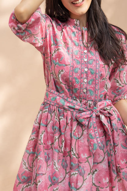 Artful House Block print dress