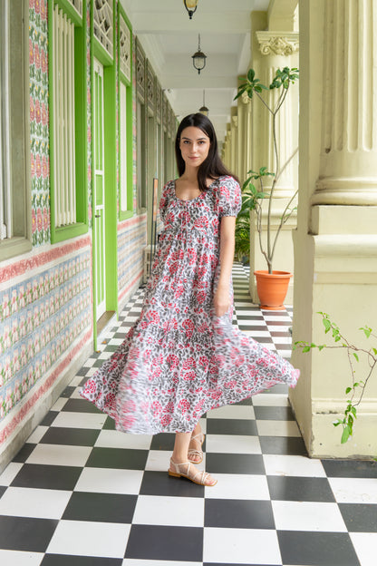 Block Print Dress with lining