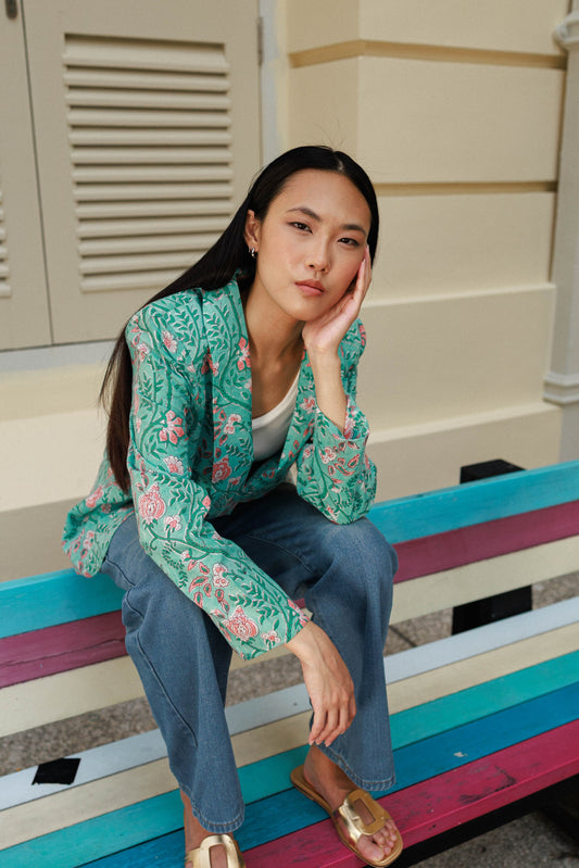 Muse Jacket - Turquoise