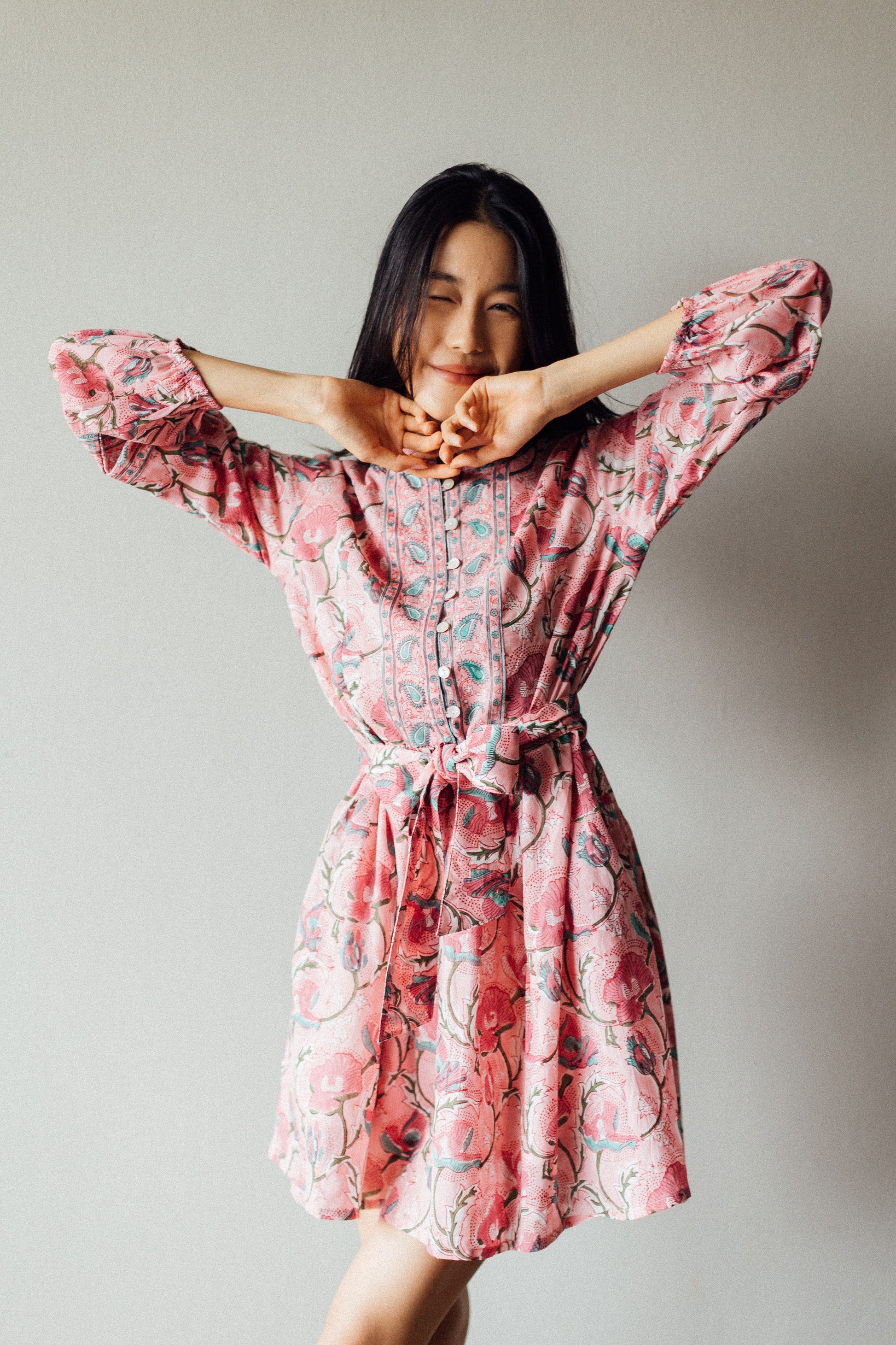Artful House Marigold Mini Short Cotton Dress perfect for the summer