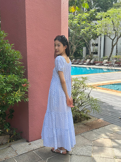 Byron Bay Maxi Dress - Blue Diamond