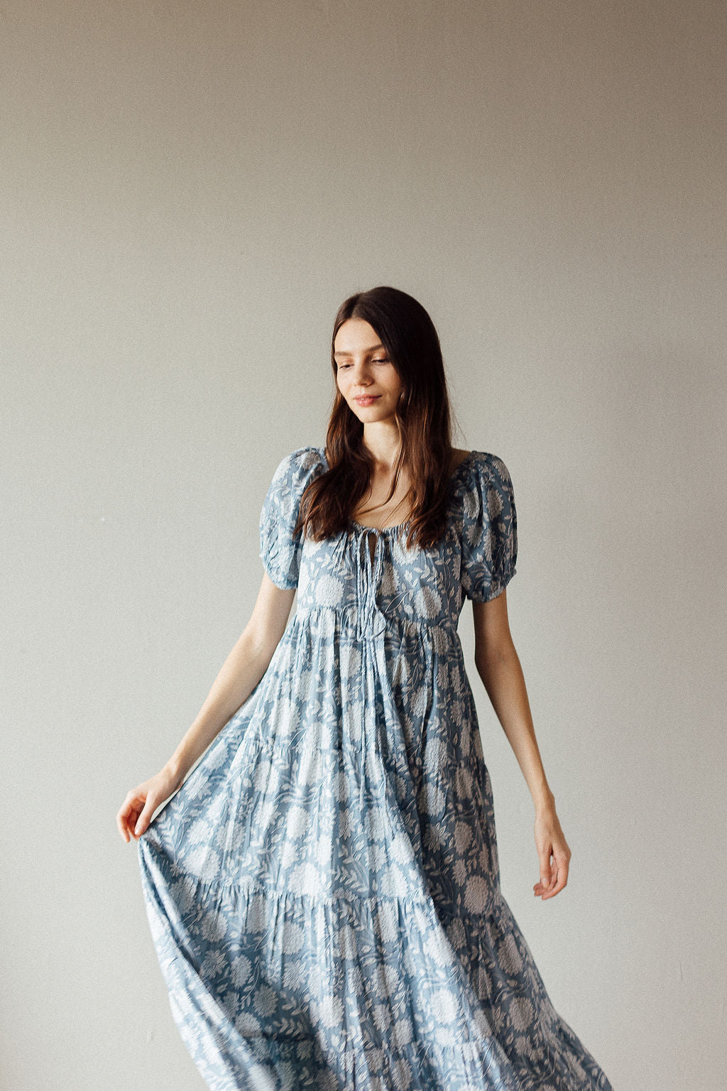 Flowy cotton dress