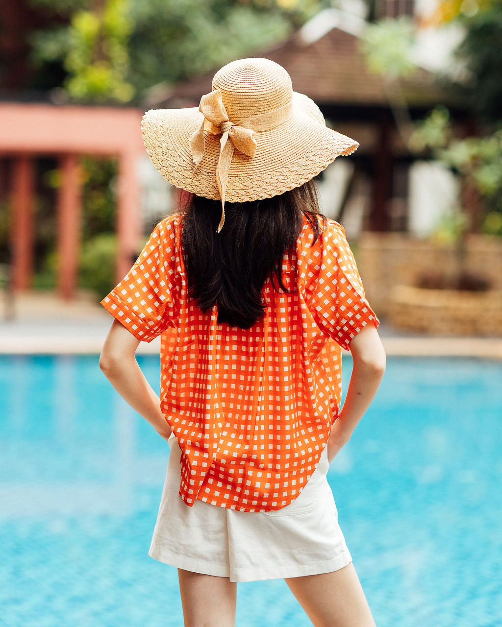 Noosa Top - Mandarin