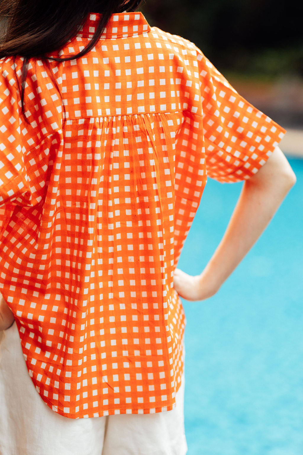 Noosa Top - Mandarin