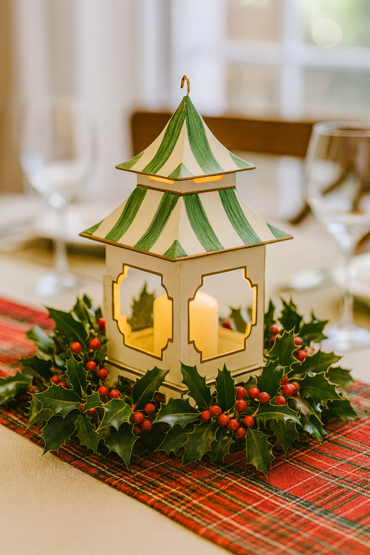 Green Striped Lantern