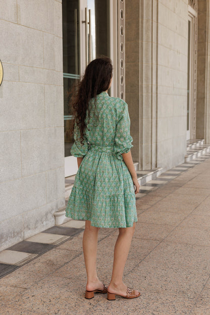 short cotton dress Lily Mini Short Cotton Dress