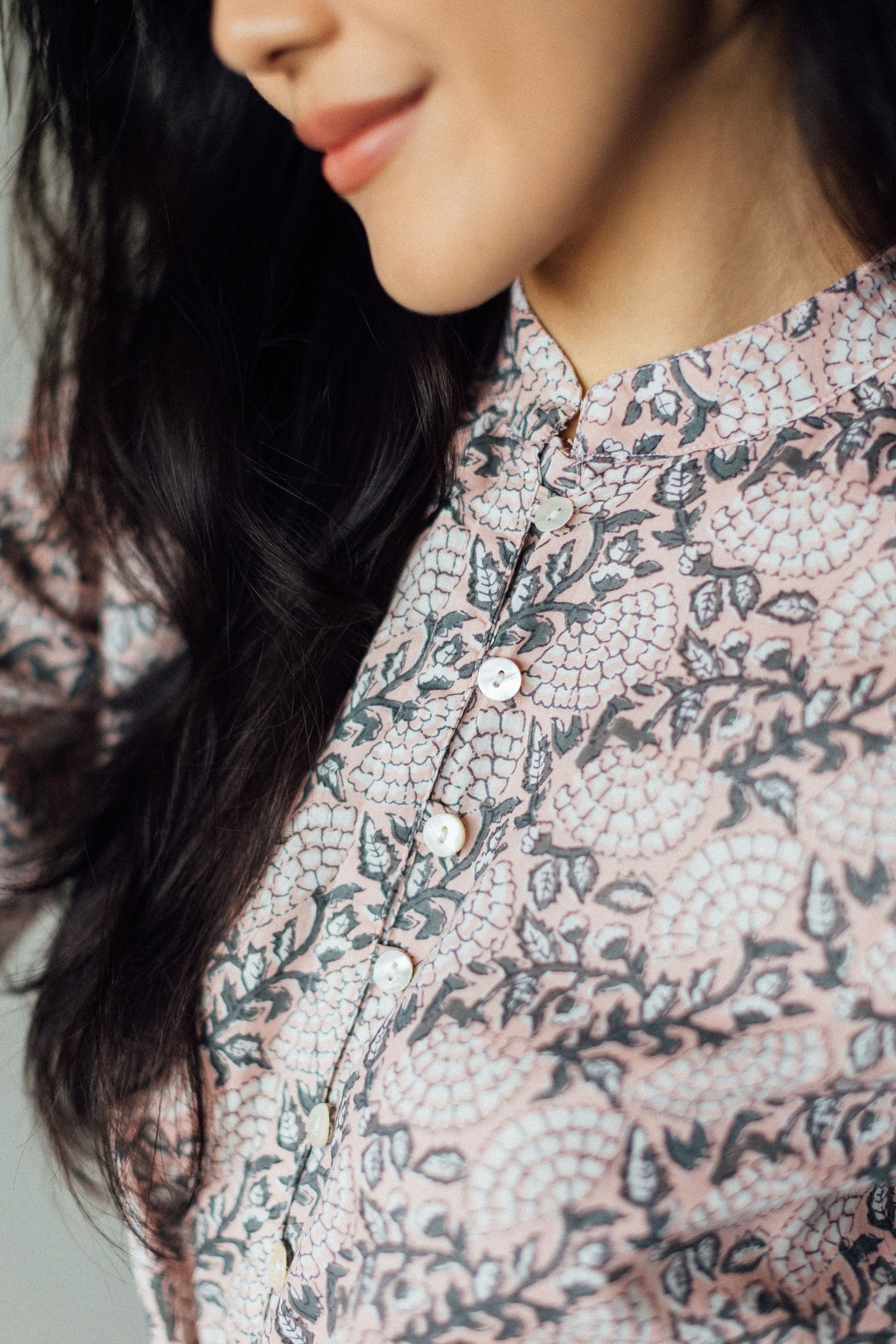 Indian floral print cotton Dress