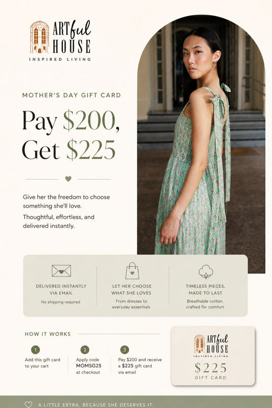 Mother's Day Gift Card $225 Value - (You pay SGD 200)