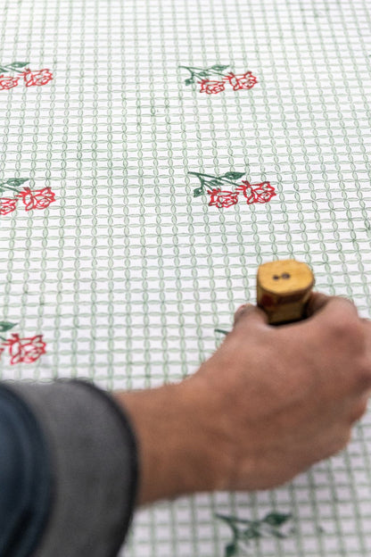 Gerbera Mini Dress - Coral Rose