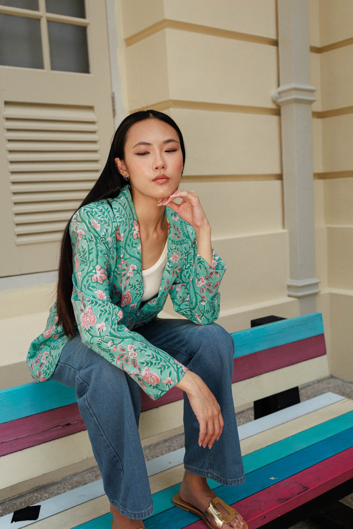 Muse Jacket - Turquoise