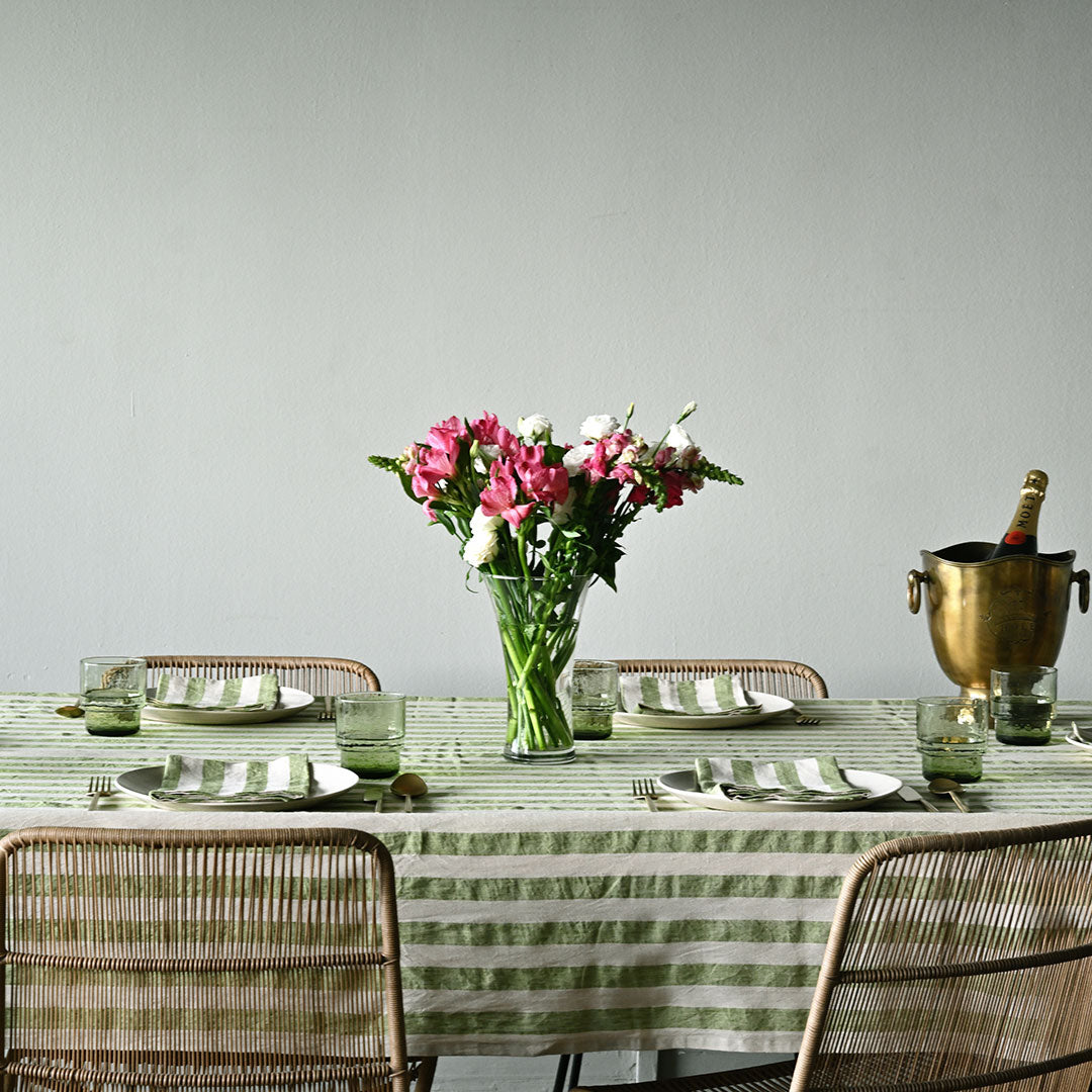 Linen Table Cover Matching Napkins