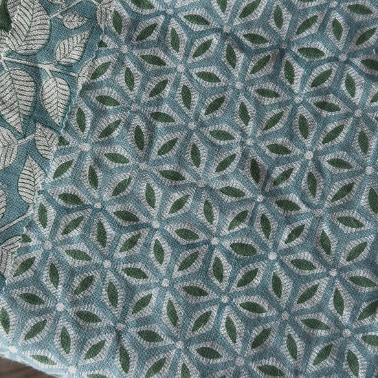 Hand Printed Upholstery Fabric