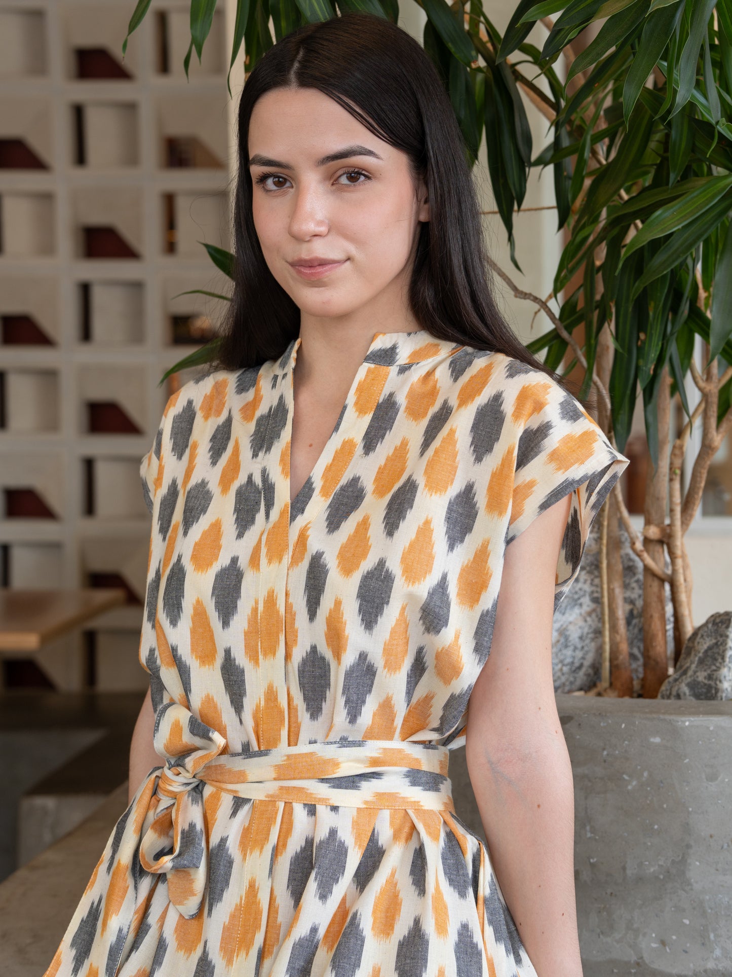 Ubud Midi - Daffodil Ikat