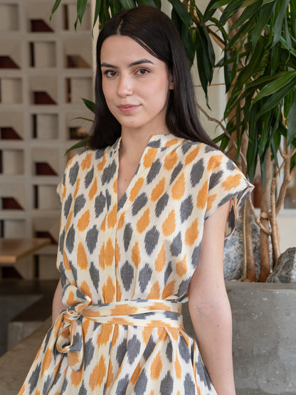 Ubud Midi - Daffodil Ikat